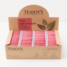 Чай цветочный каркаде TEAJOYS (ТиДжойс), упаковка 100 саше по 1,5 г