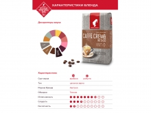 Кофе в зернах Julius Meinl Caffe Crema Intenso (Юлиус Майнл Каффе Крема Интенсо)  1 кг, вакуумная упаковка